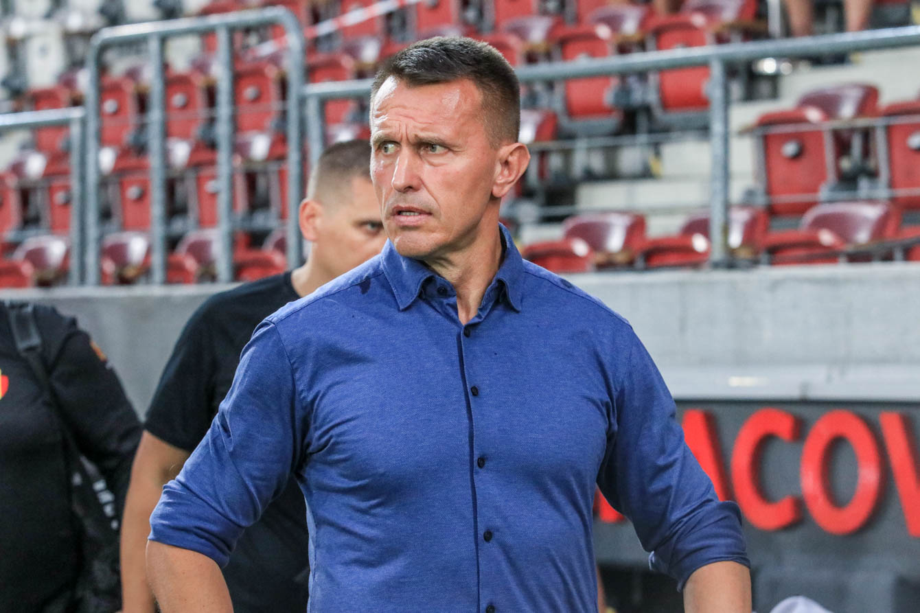 Trener Korony Leszek Ojrzyński. Fot. Mateusz Kaleta / LoveKraków.pl